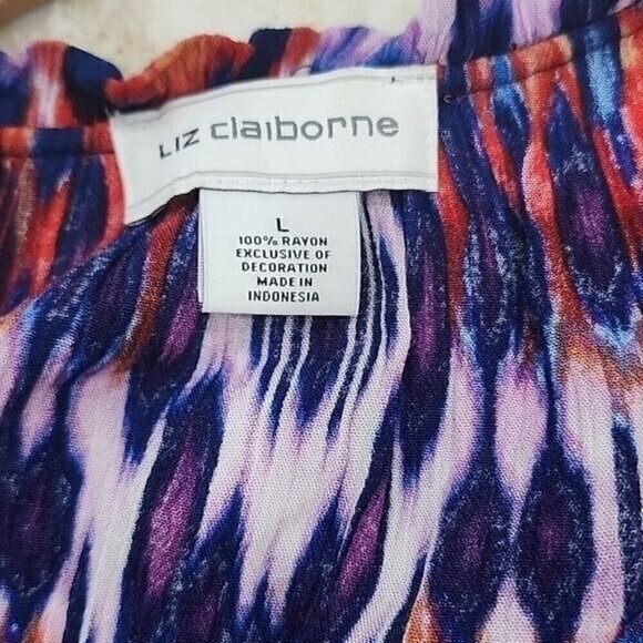 Liz Claiborne Shift Dress Sleeveless Knee Length Women's Large - Picture 4 of 5